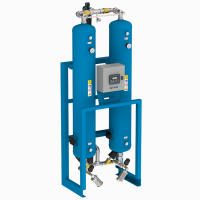 Twin Tower Heatless Desiccant Dryer AX67TFS −40°C