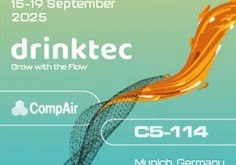 We invite you to visit the CompAir stand at Drinktec 2025