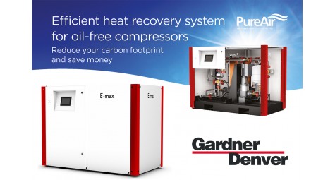 E-Max Heat Recovery - Turnkey Heat Recovery Solution for Oil free Compressors