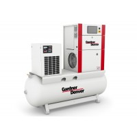 Screw air compressor Gardner Denver VS7 TK RSCGD0720V4 with receiver, variable speed, and dryer