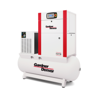 Screw air compressor Gardner Denver VS18 TK A349058086 with receiver, variable speed, and dryer